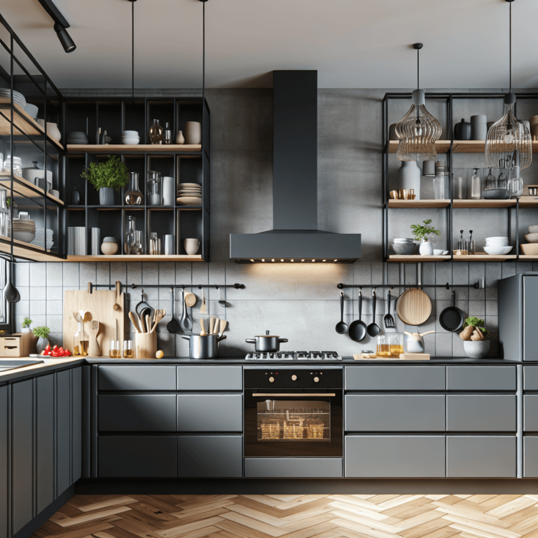 anthrazitfarbene Komplett Küche-Leipzig