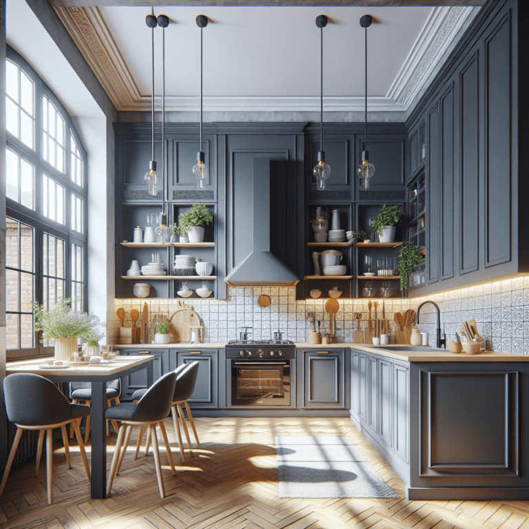 anthrazitfarbene Modulare Küche-Leipzig