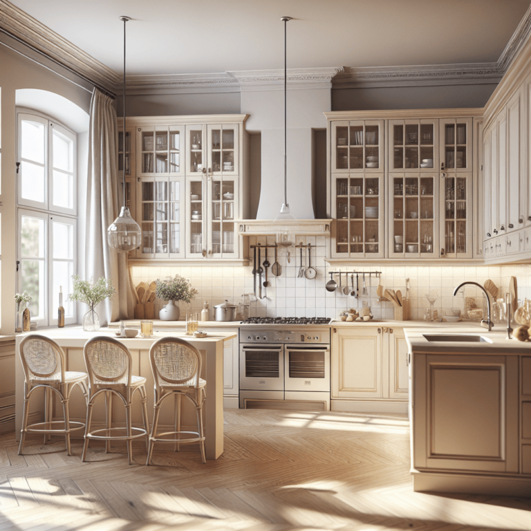 beige Küche im Bauernhausstil-Leipzig