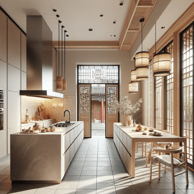 beige Küche im asiatischen Stil-Leipzig