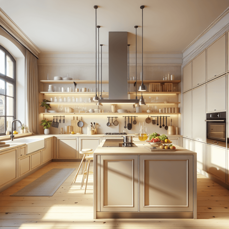 beige Landhausküche-Leipzig