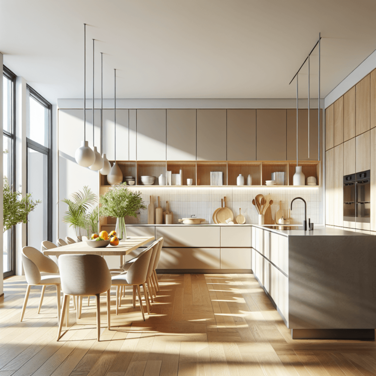 beige Minimalismus Küche-Leipzig