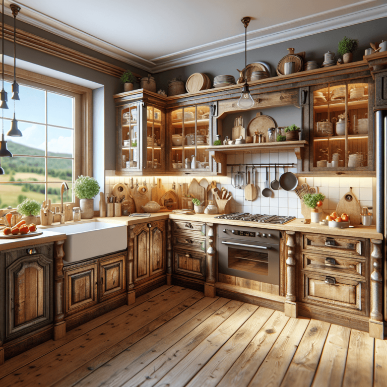 braune Landhausküche-Leipzig