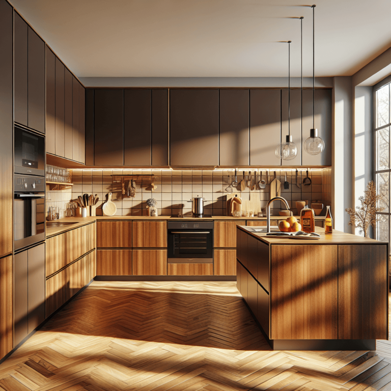 braune Modulare Küche-Leipzig