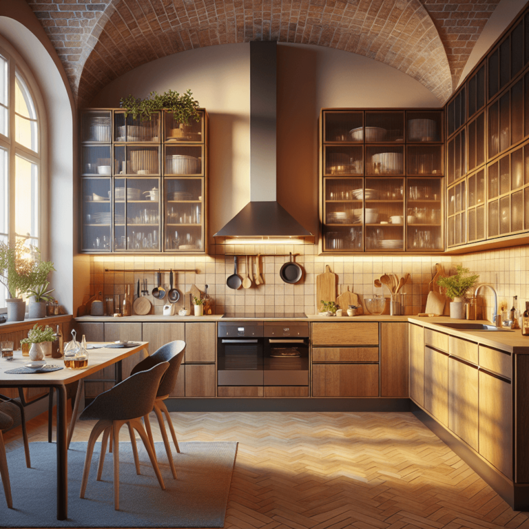 braune Singleküche-Leipzig