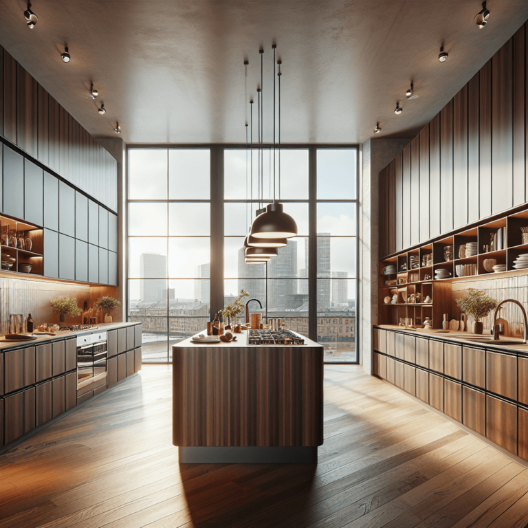 braune mehrzeilige Küche-Leipzig