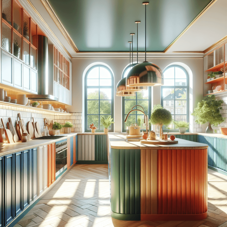 bunte Design Küche-Leipzig