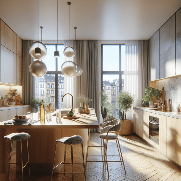 bunte Freistehende Küche-Leipzig