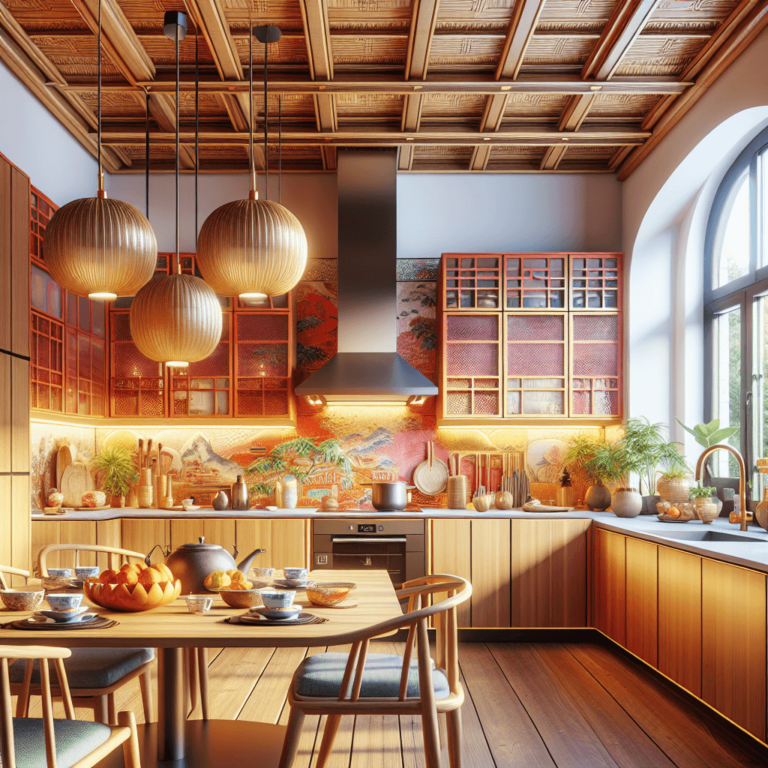 bunte Küche im asiatischen Stil-Leipzig