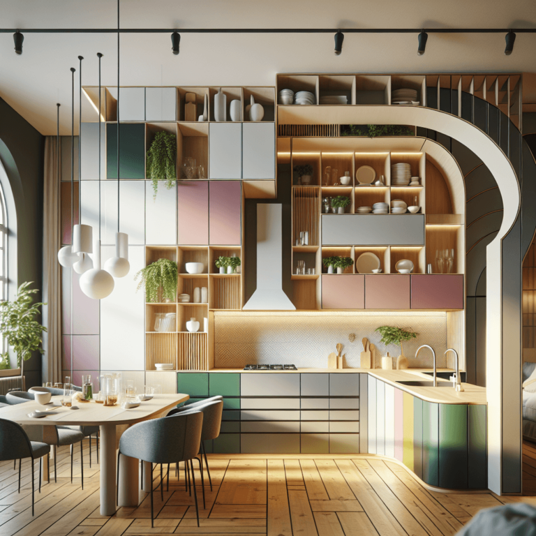 bunte Küche in G-Form-Leipzig