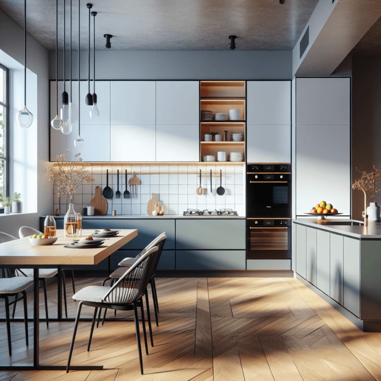 bunte Minimalismus Küche-Leipzig