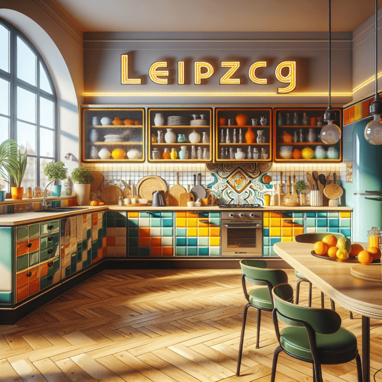 bunte Retro Küche-Leipzig