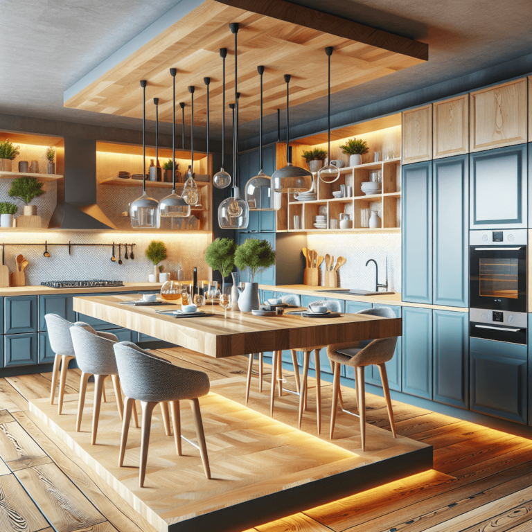 bunte Schwebende Küche-Leipzig