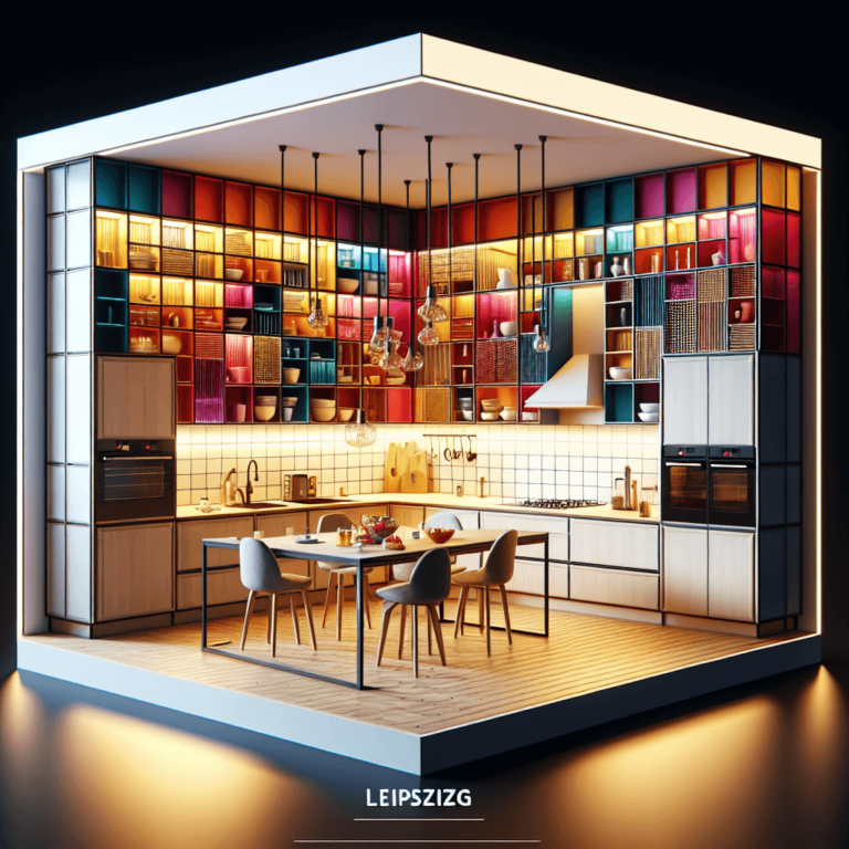 bunte mehrzeilige Küche-Leipzig