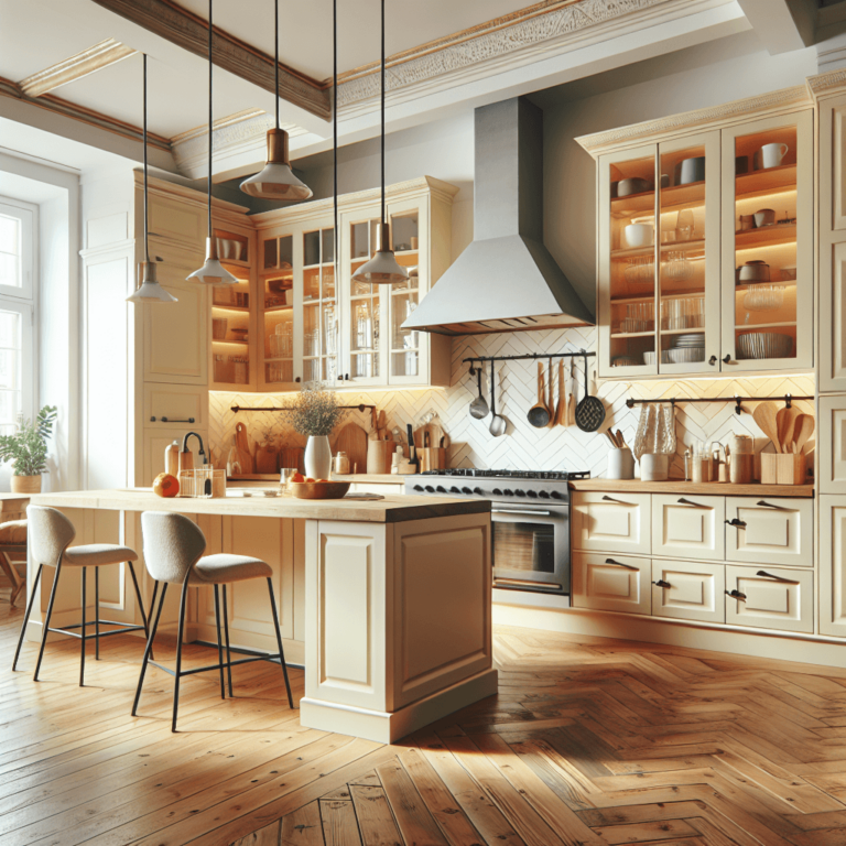 cremefarbene Industrial Style Küche-Leipzig