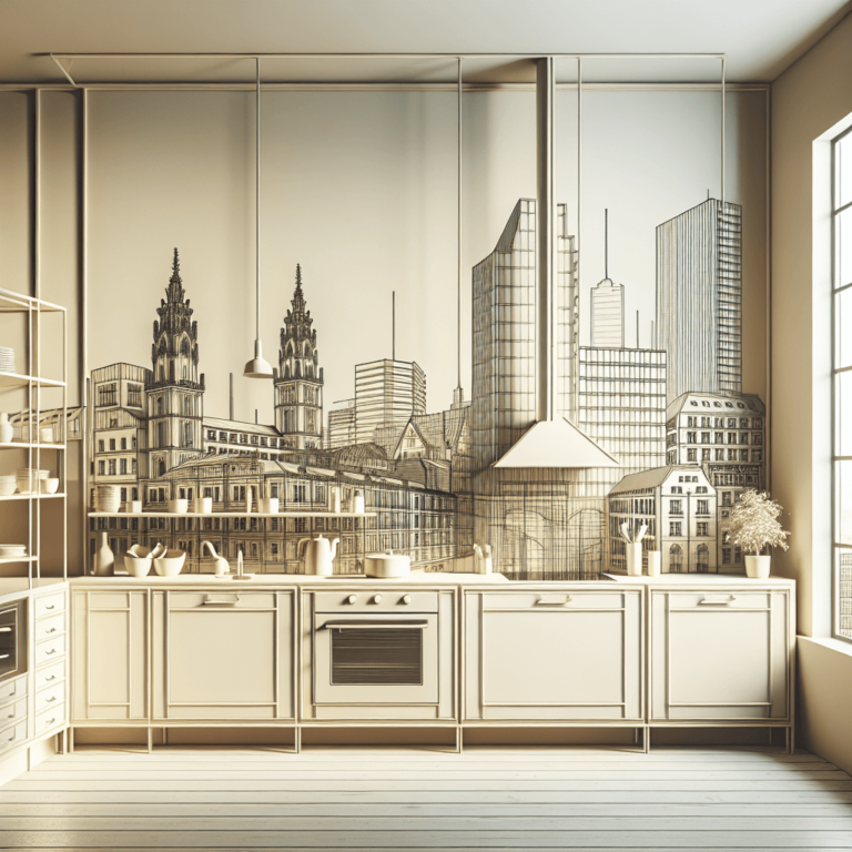 cremefarbene Industrielle Küche-Leipzig