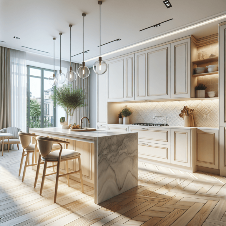 cremefarbene Singleküche-Leipzig