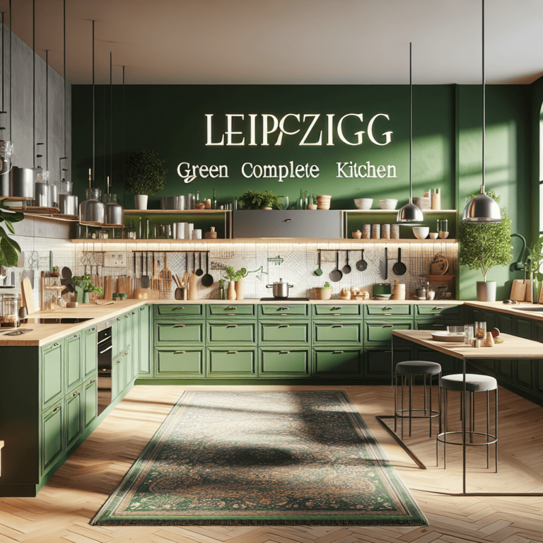 grüne Komplett Küche-Leipzig