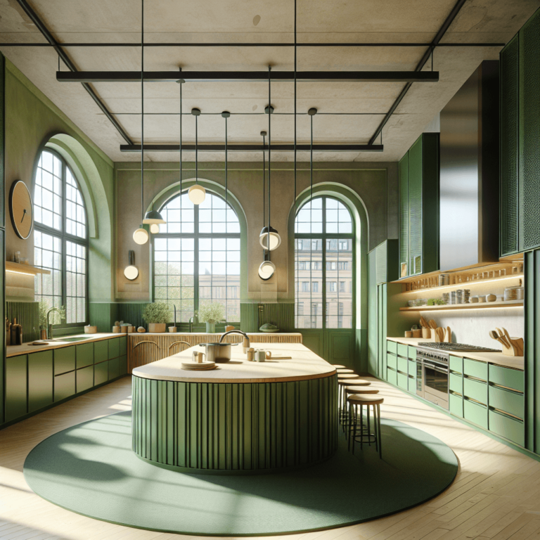 grüne Rondell Küche-Leipzig