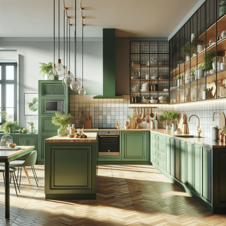grüne Wohnküche-Leipzig