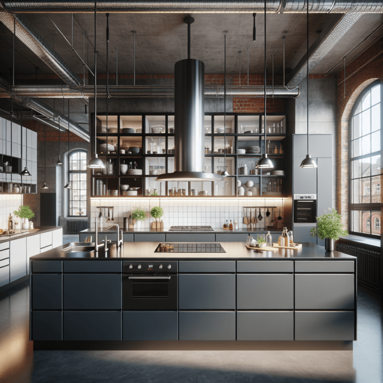 hochglanz Industrial Style Küche-Leipzig