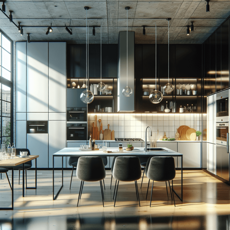 hochglanz Küche im Loftstil-Leipzig