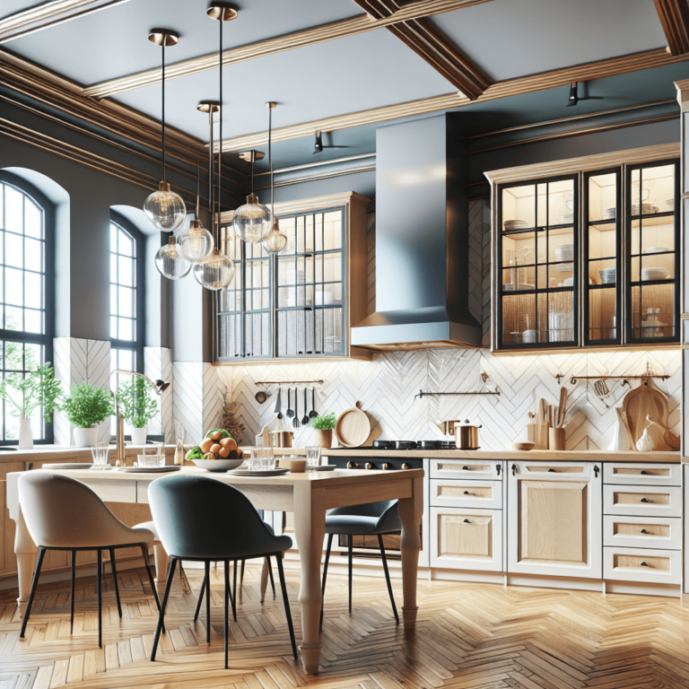 hochglanz Küche im Vintage Chic Stil-Leipzig