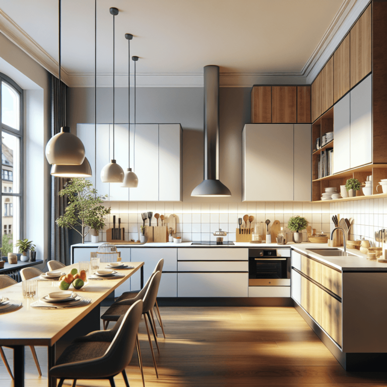 hochglanz Küche im skandinavischen Stil-Leipzig