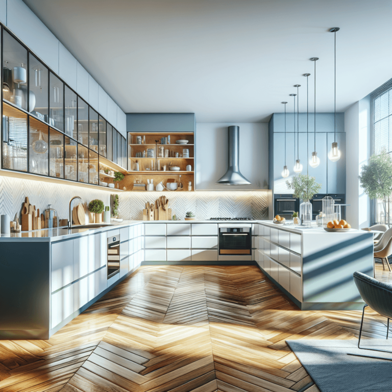 hochglanz Küche in U-Form-Leipzig