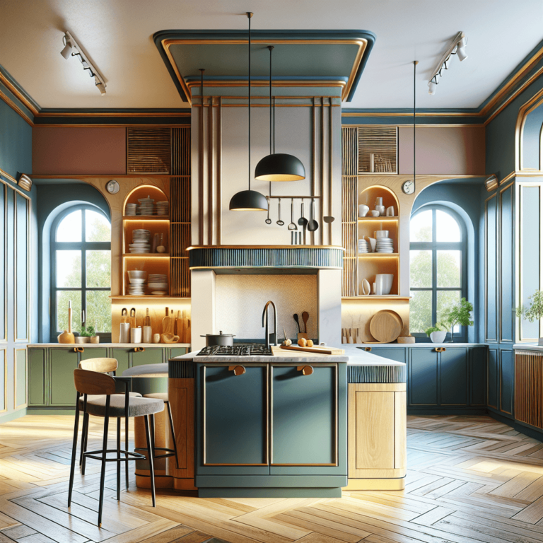 matte Küche im Art-Deco-Stil-Leipzig