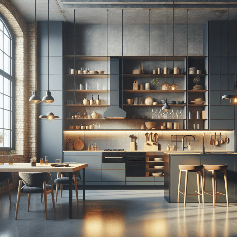 matte Küche im Loftstil-Leipzig