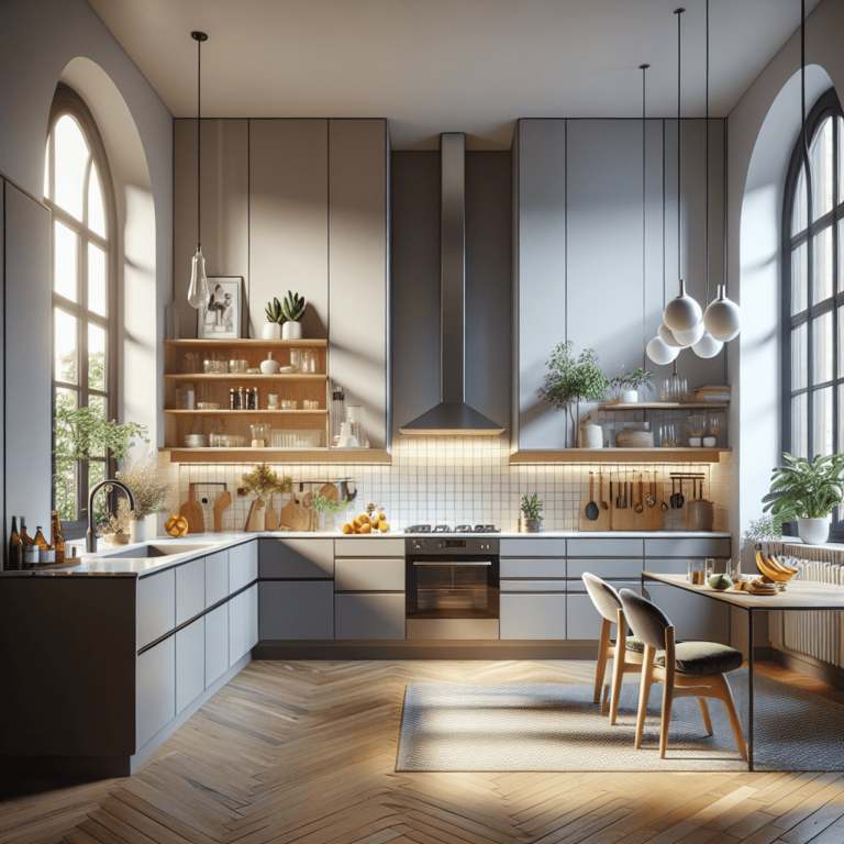 matte Küche in U-Form-Leipzig