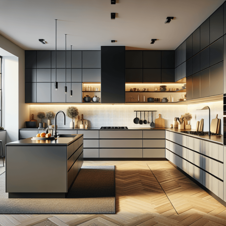 matte Schwebende Küche-Leipzig