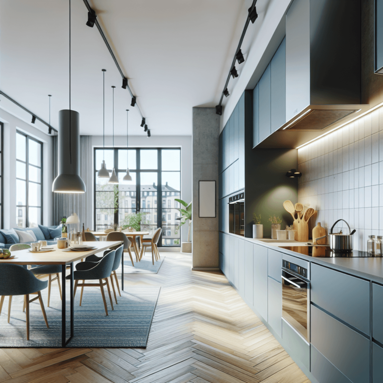 matte einzeilige Küche-Leipzig