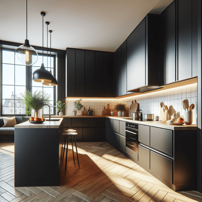schwarze Eck-Küche-Leipzig