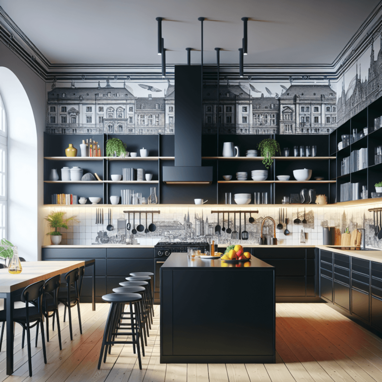 schwarze Komplett Küche-Leipzig