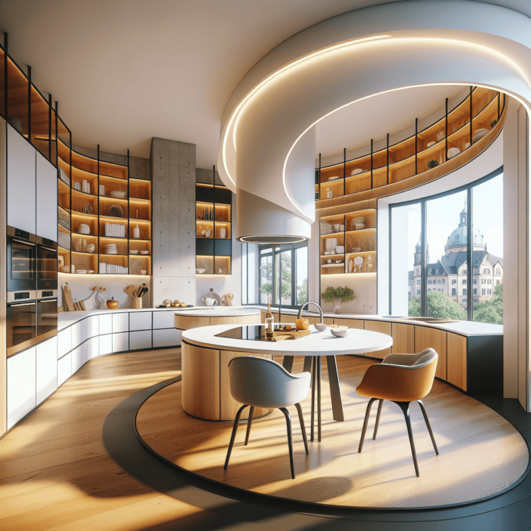 schwarze Rondell Küche-Leipzig