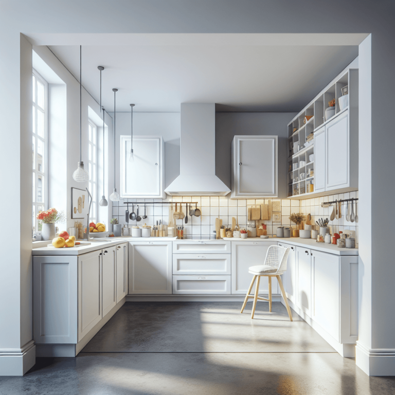 weiße Eck-Küche-Leipzig