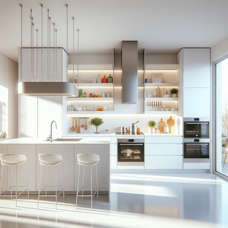 weiße Minimalismus Küche-Leipzig