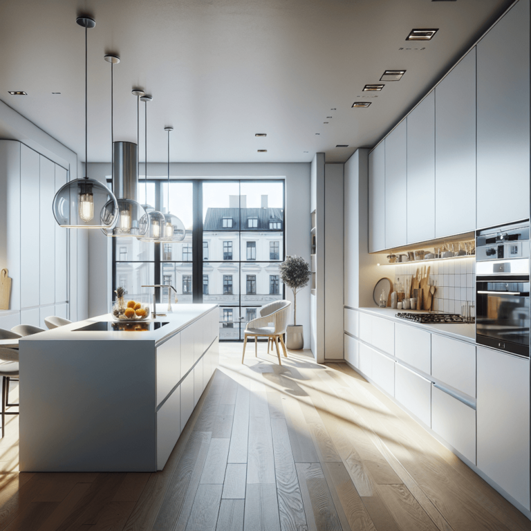 weiße Singleküche-Leipzig